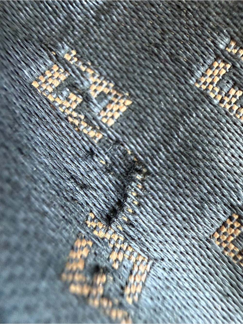 Vintage Fendi Black FF Zucchino on strap - Picture 10 of 14